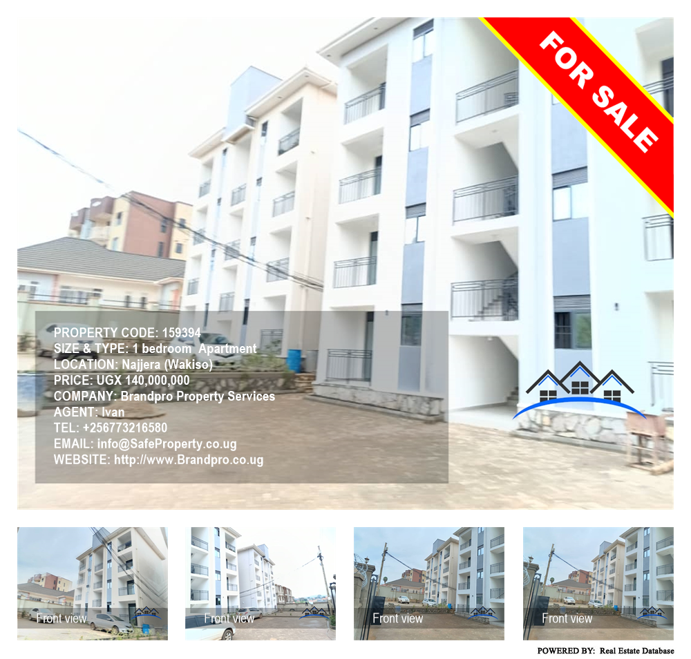 1 bedroom Apartment  for sale in Najjera Wakiso Uganda, code: 159394