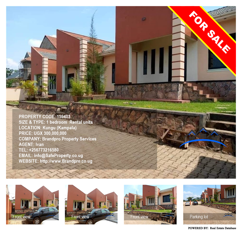 1 bedroom Rental units  for sale in Kungu Kampala Uganda, code: 159403