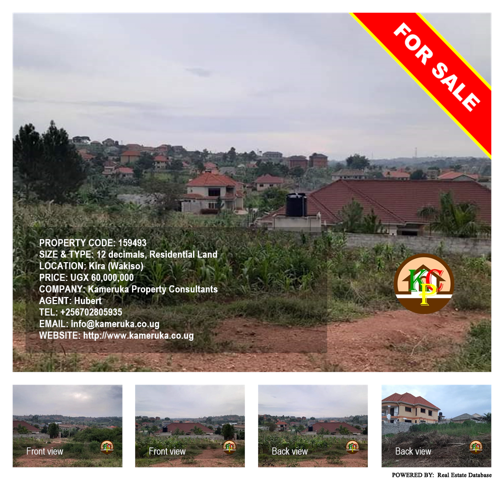 Residential Land  for sale in Kira Wakiso Uganda, code: 159493