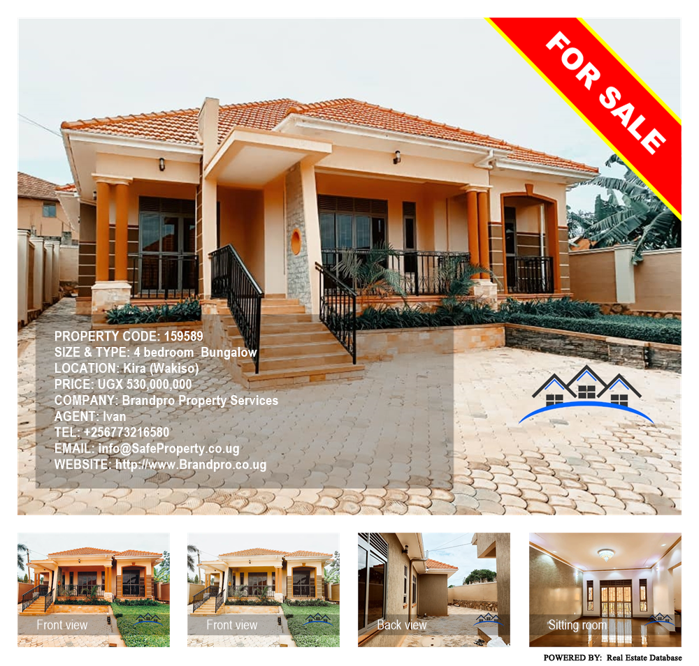 4 bedroom Bungalow  for sale in Kira Wakiso Uganda, code: 159589