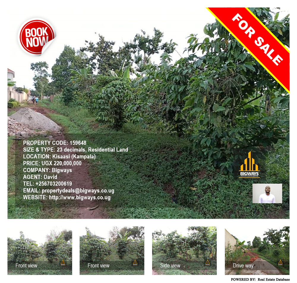 Residential Land  for sale in Kisaasi Kampala Uganda, code: 159648