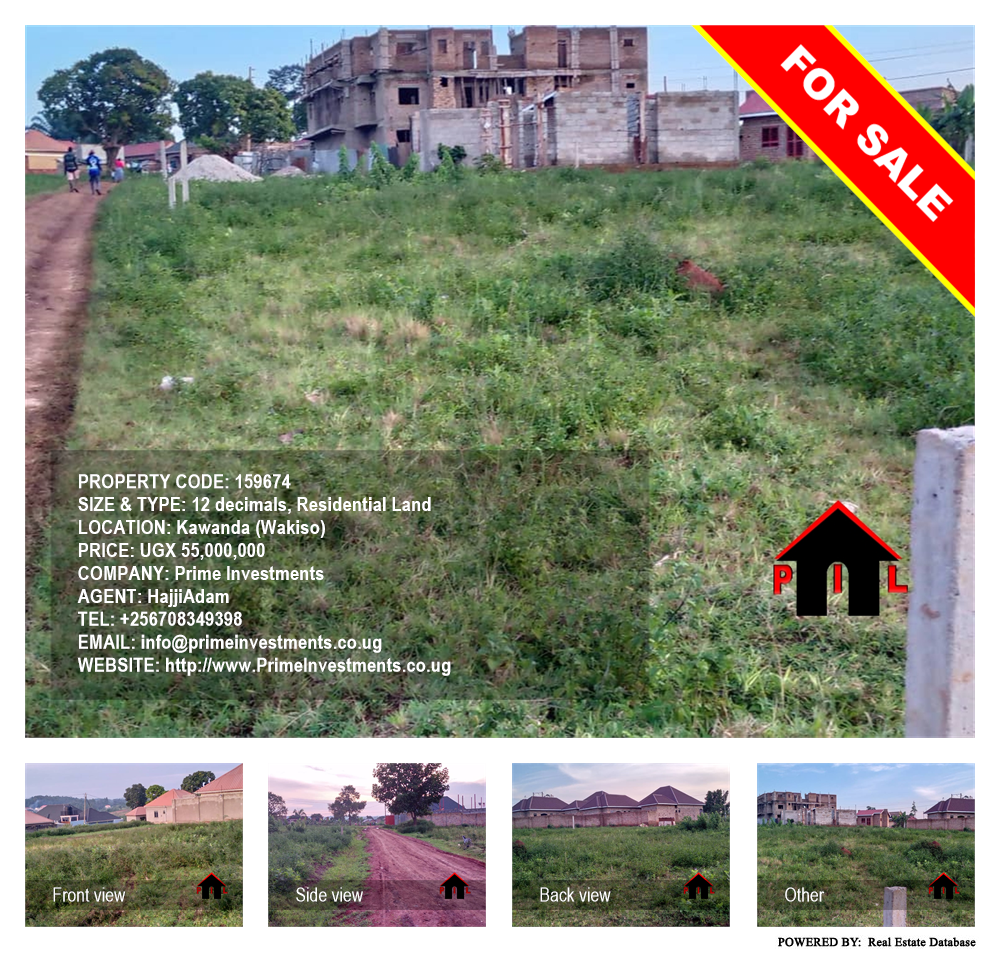 Residential Land  for sale in Kawanda Wakiso Uganda, code: 159674