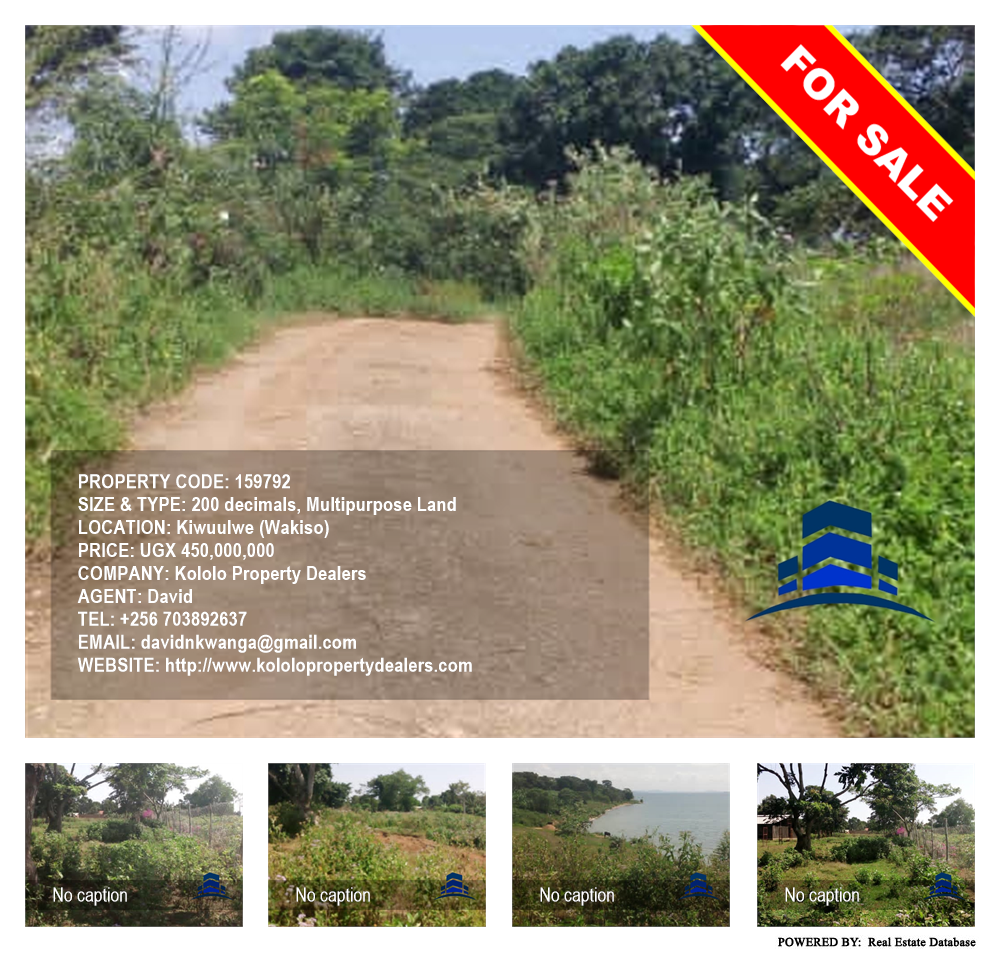 Multipurpose Land  for sale in Kiwuulwe Wakiso Uganda, code: 159792