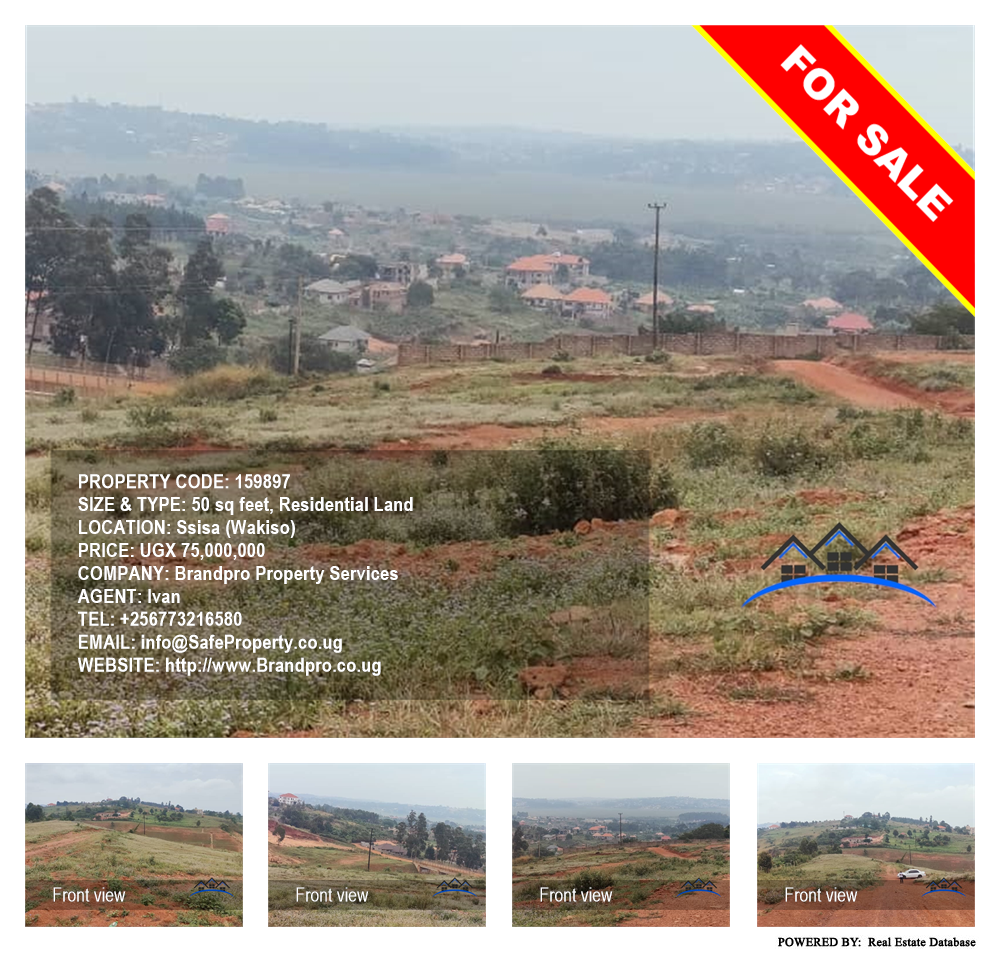 Residential Land  for sale in Ssisa Wakiso Uganda, code: 159897