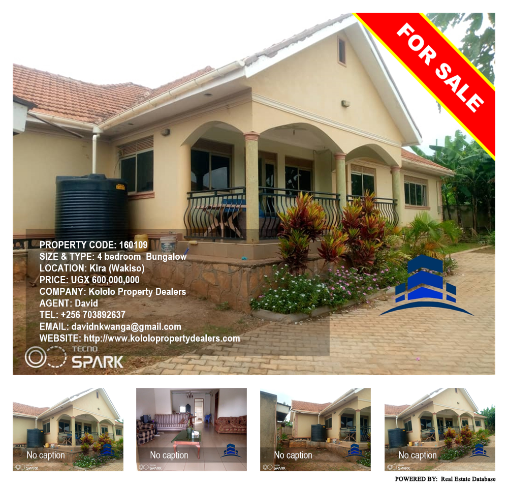 4 bedroom Bungalow  for sale in Kira Wakiso Uganda, code: 160109