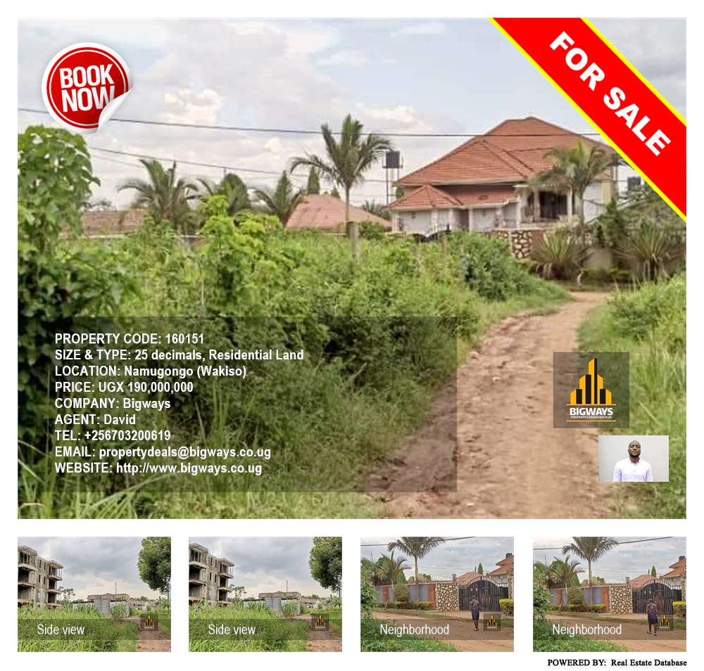 Residential Land  for sale in Namugongo Wakiso Uganda, code: 160151