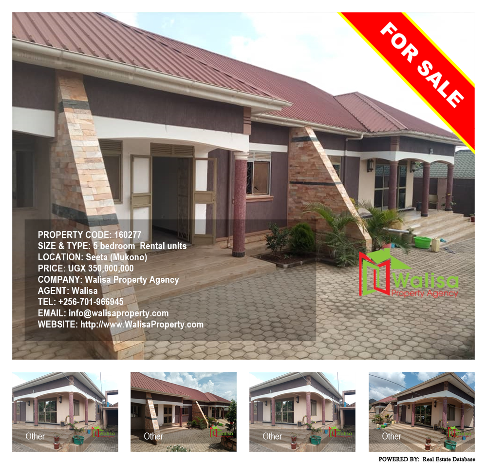 5 bedroom Rental units  for sale in Seeta Mukono Uganda, code: 160277