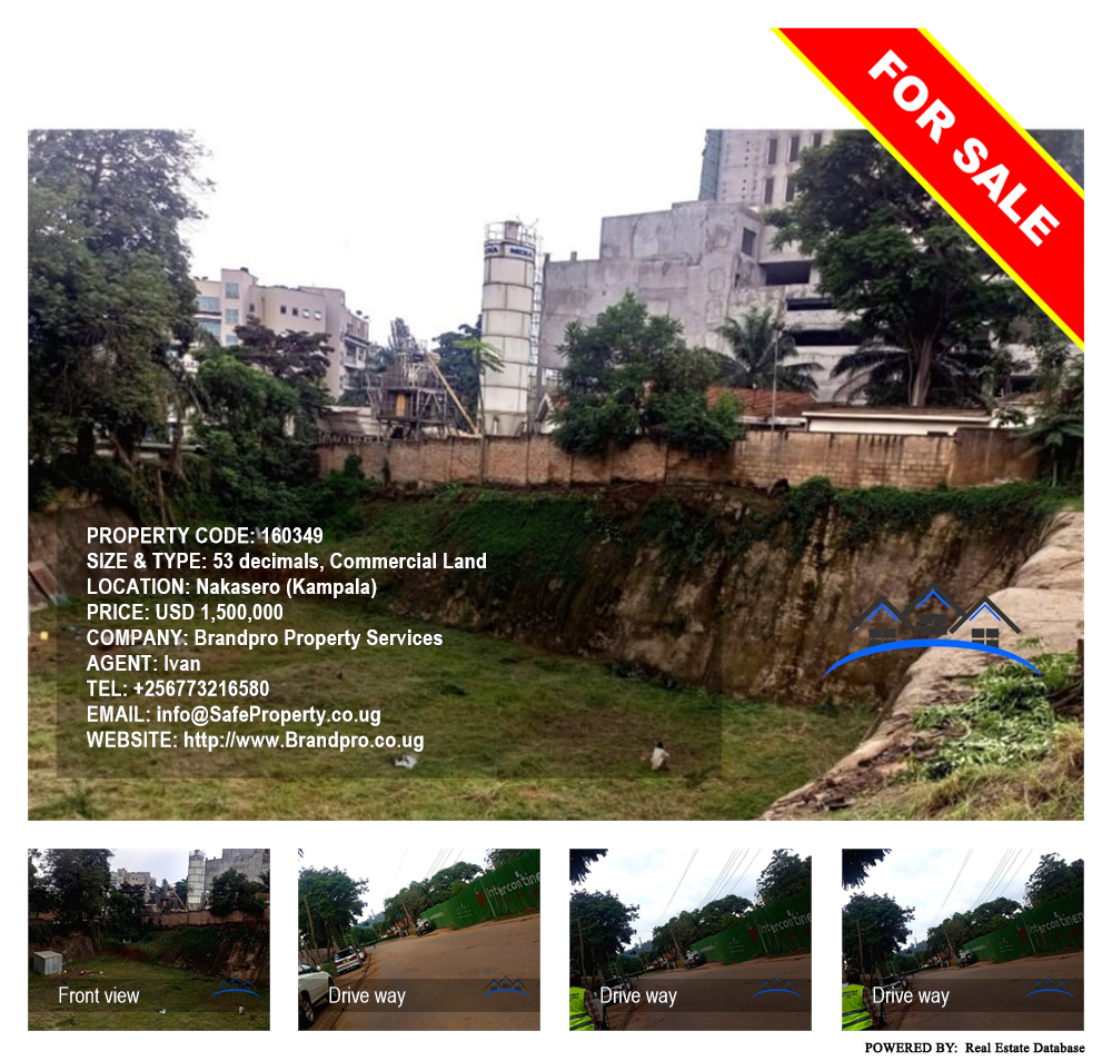 Commercial Land  for sale in Nakasero Kampala Uganda, code: 160349