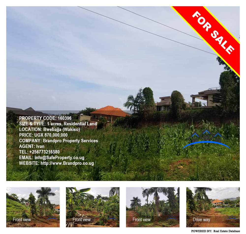 Residential Land  for sale in Bwebajja Wakiso Uganda, code: 160396