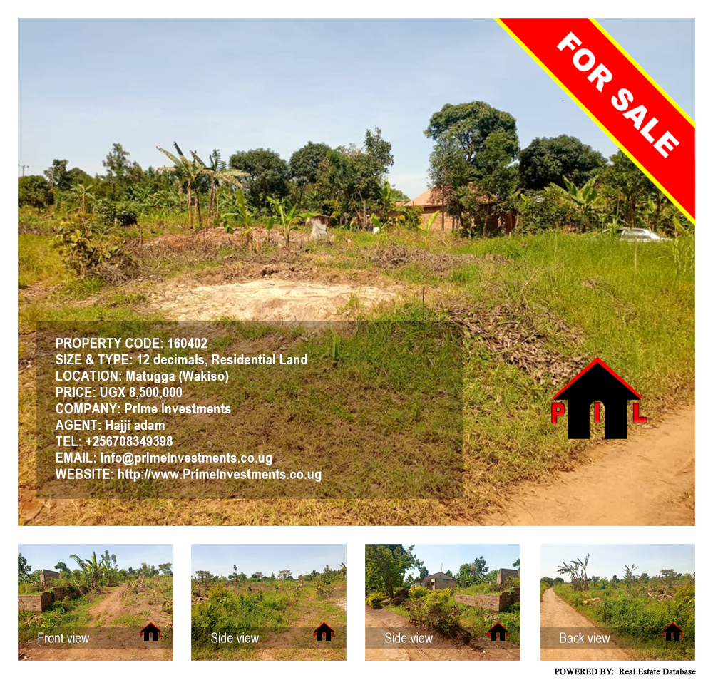 Residential Land  for sale in Matugga Wakiso Uganda, code: 160402