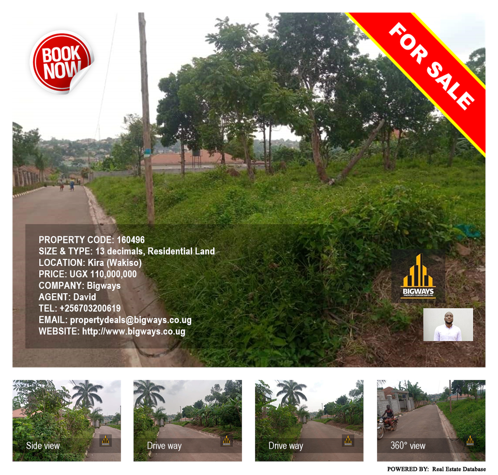 Residential Land  for sale in Kira Wakiso Uganda, code: 160496