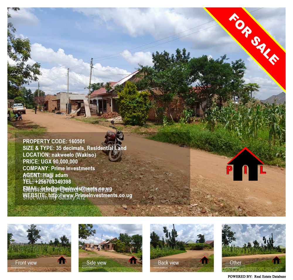 Residential Land  for sale in Nakweelo Wakiso Uganda, code: 160501