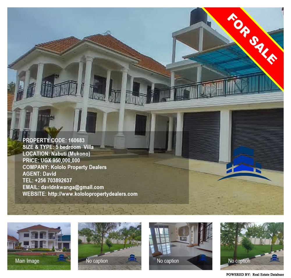 5 bedroom Villa  for sale in Nabuti Mukono Uganda, code: 160683