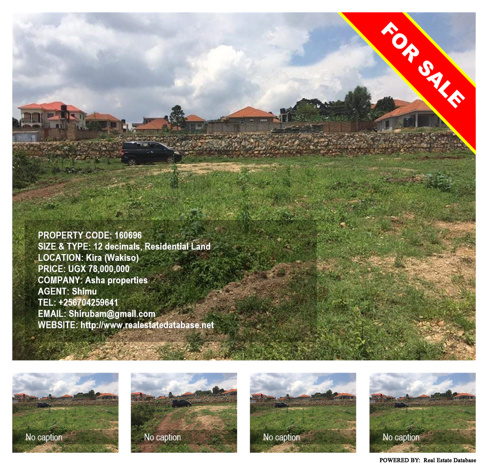 Residential Land  for sale in Kira Wakiso Uganda, code: 160696