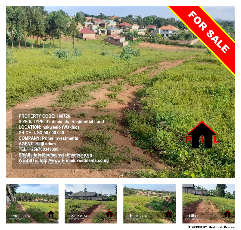 Residential Land  for sale in Nakweelo Wakiso Uganda, code: 160726