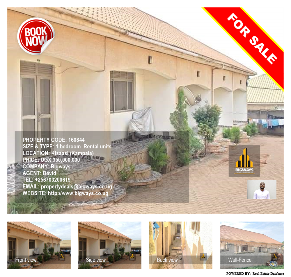 1 bedroom Rental units  for sale in Kisaasi Kampala Uganda, code: 160844