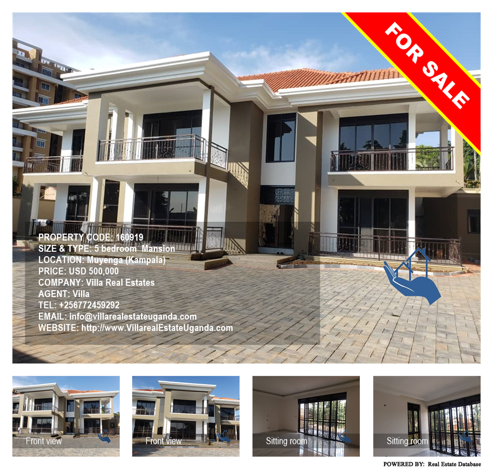 5 bedroom Mansion  for sale in Muyenga Kampala Uganda, code: 160919