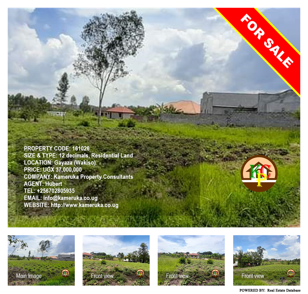 Residential Land  for sale in Gayaza Wakiso Uganda, code: 161026