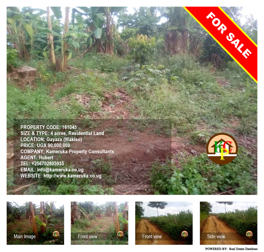 Residential Land  for sale in Gayaza Wakiso Uganda, code: 161045