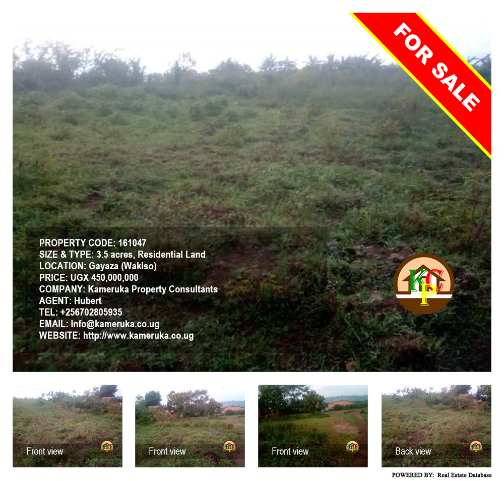 Residential Land  for sale in Gayaza Wakiso Uganda, code: 161047