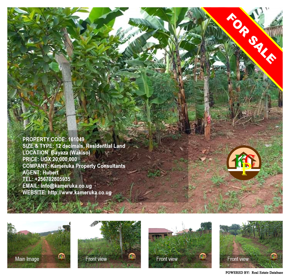 Residential Land  for sale in Gayaza Wakiso Uganda, code: 161049