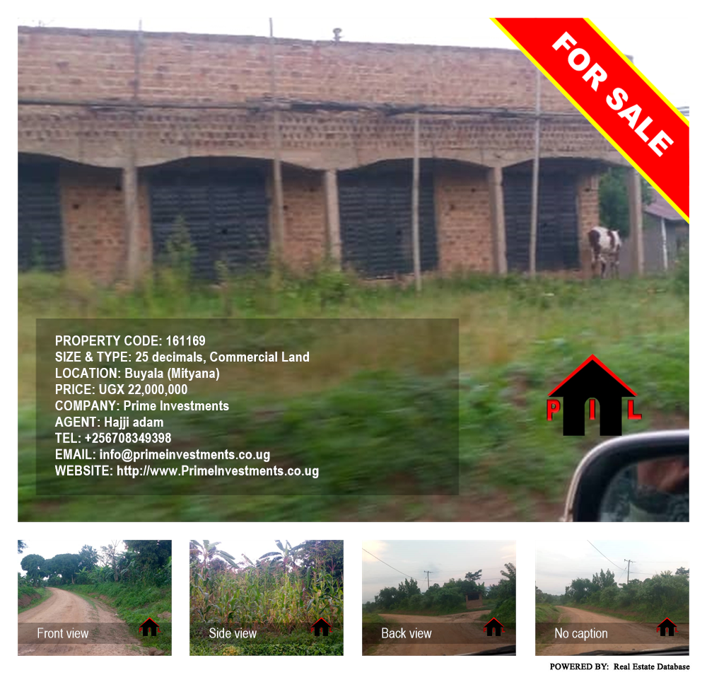 Commercial Land  for sale in Buyala Mityana Uganda, code: 161169