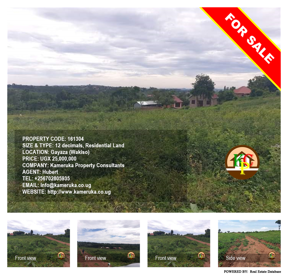 Residential Land  for sale in Gayaza Wakiso Uganda, code: 161304