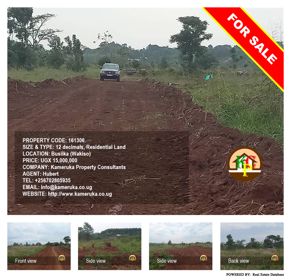 Residential Land  for sale in Busiika Wakiso Uganda, code: 161306