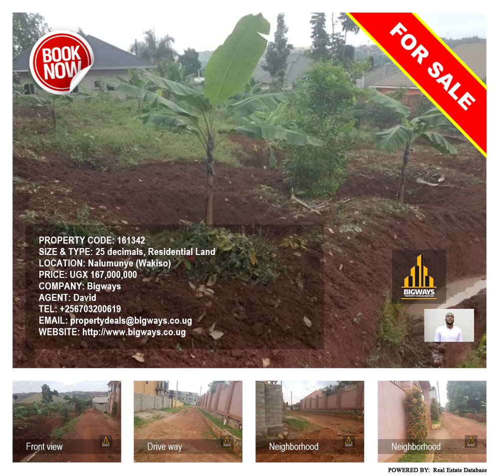 Residential Land  for sale in Nalumunye Wakiso Uganda, code: 161342