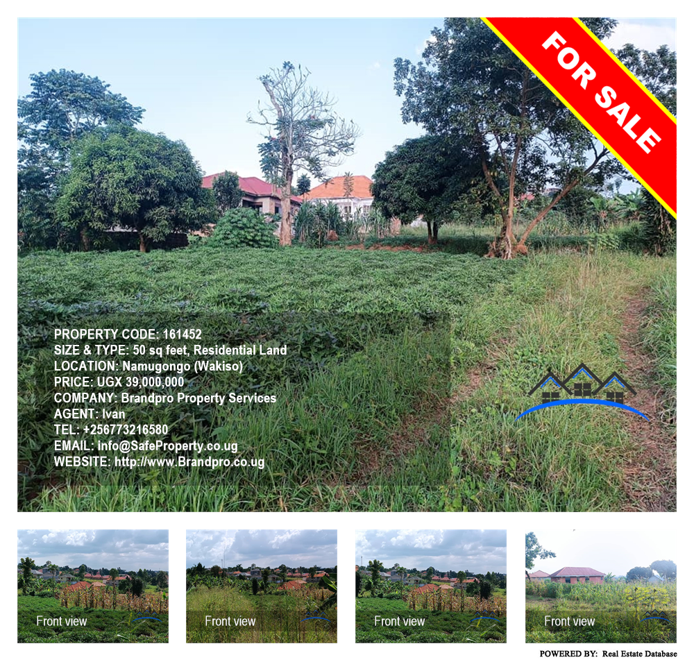 Residential Land  for sale in Namugongo Wakiso Uganda, code: 161452