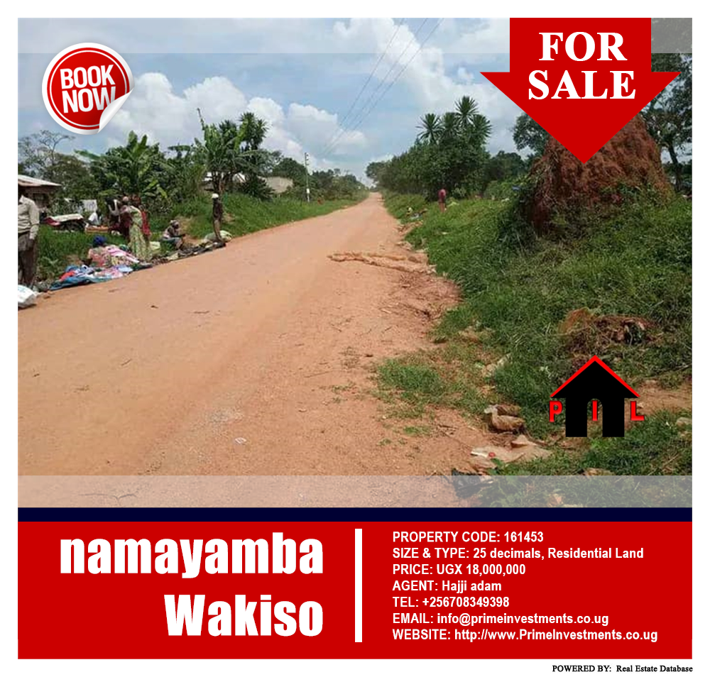 Residential Land  for sale in Namayamba Wakiso Uganda, code: 161453