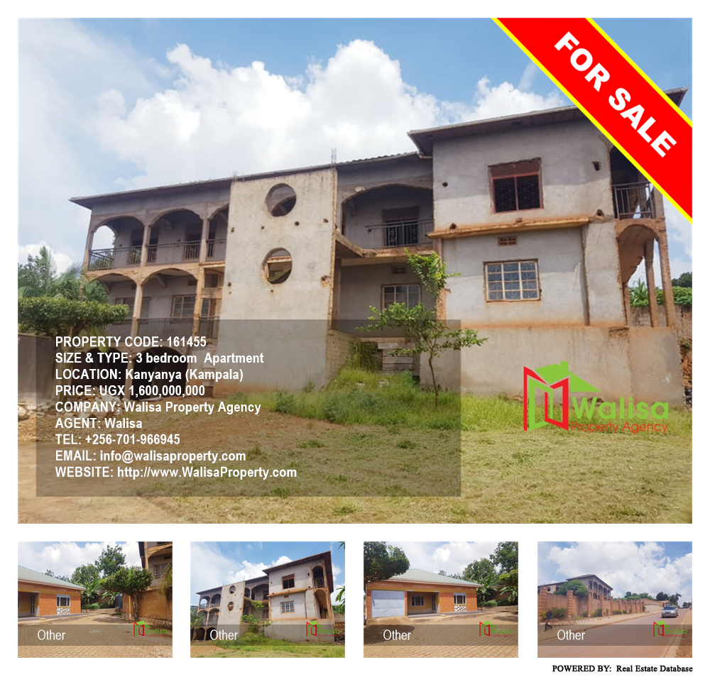 3 bedroom Apartment  for sale in Kanyanya Kampala Uganda, code: 161455