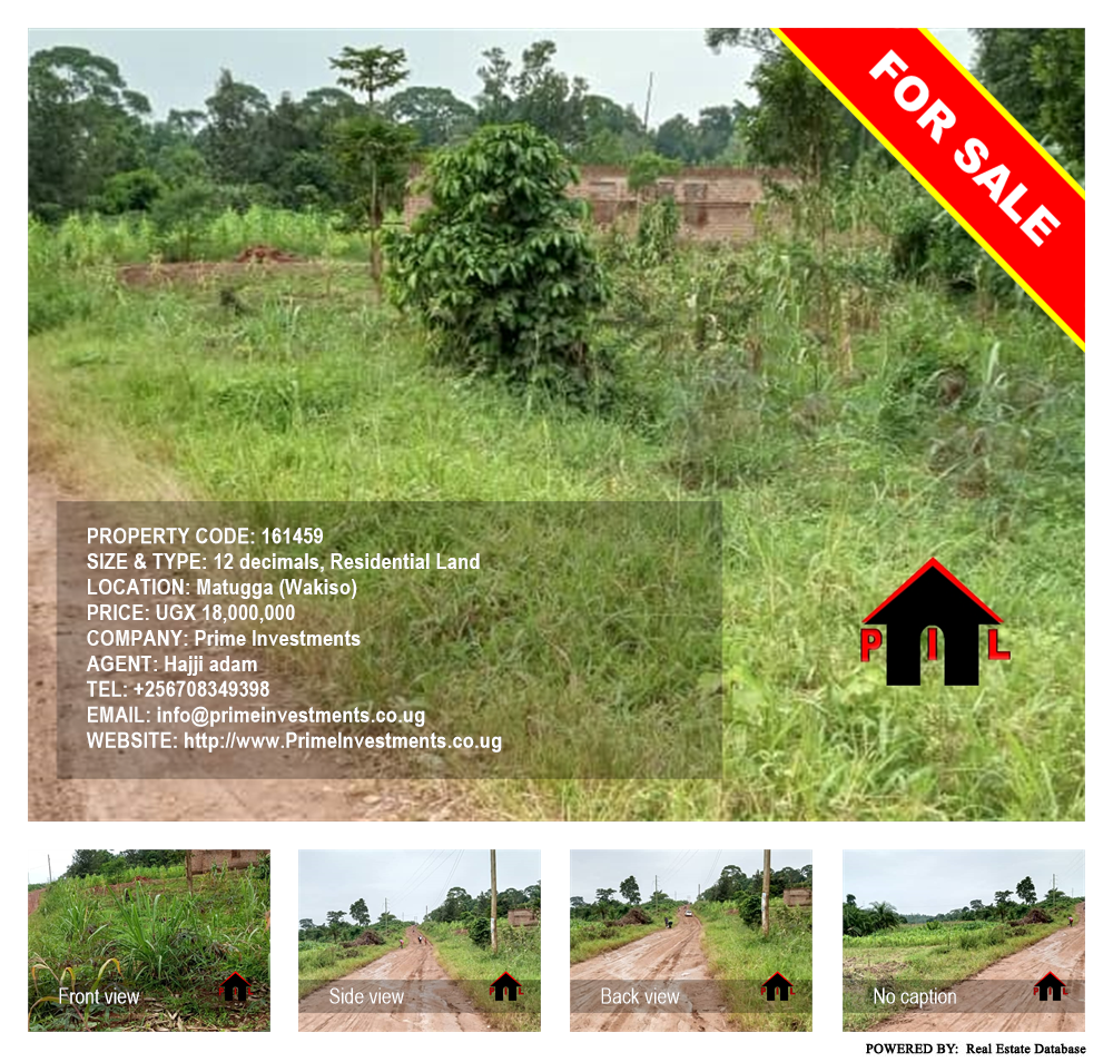 Residential Land  for sale in Matugga Wakiso Uganda, code: 161459