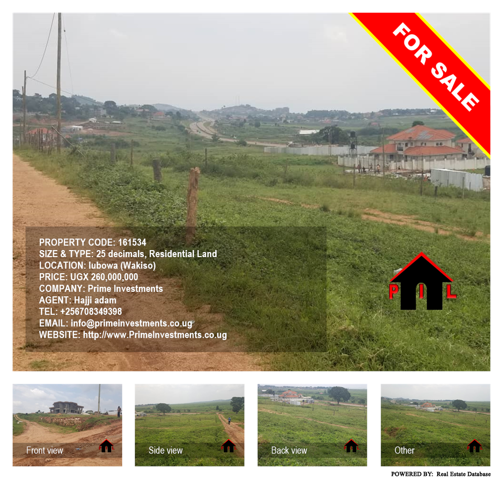 Residential Land  for sale in Lubowa Wakiso Uganda, code: 161534