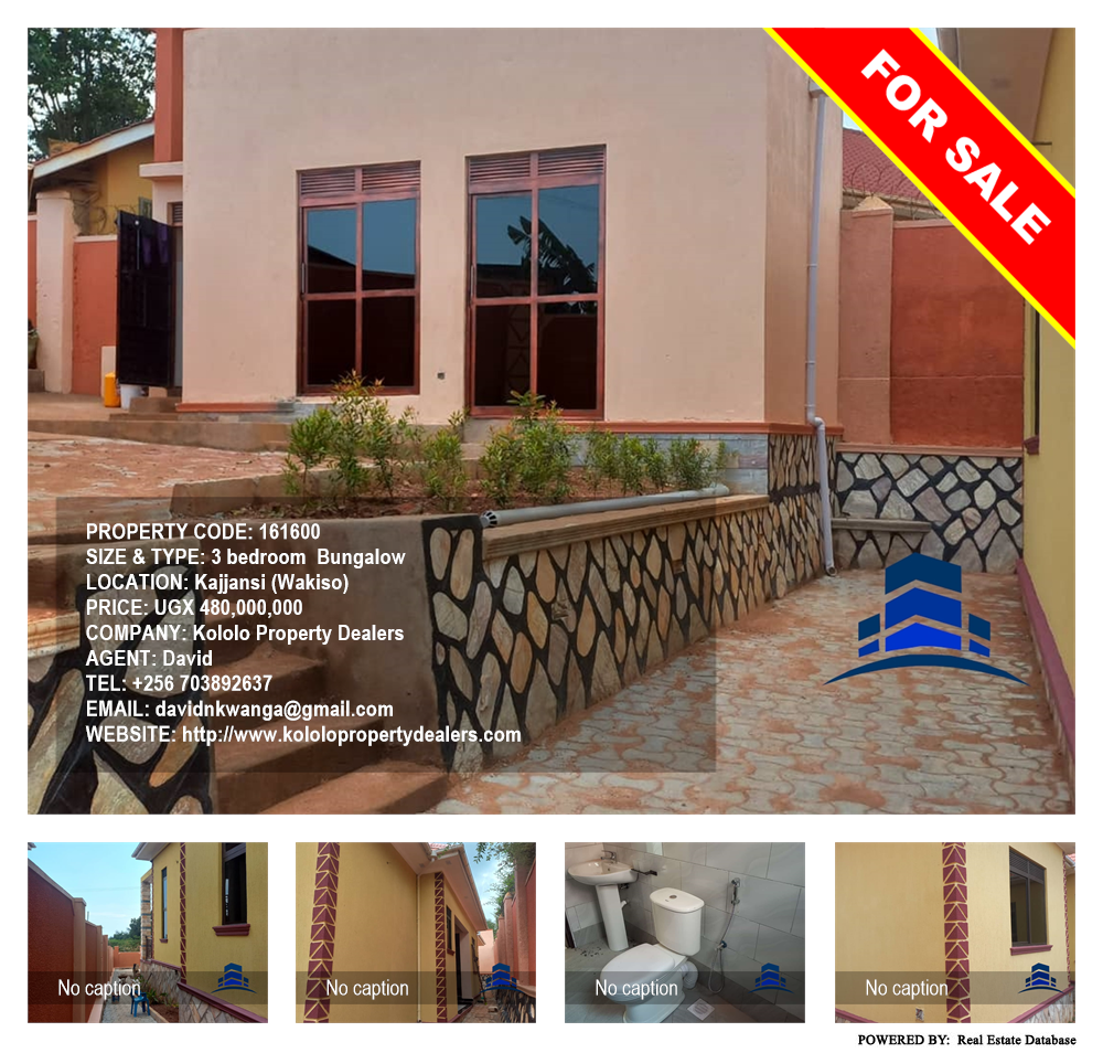 3 bedroom Bungalow  for sale in Kajjansi Wakiso Uganda, code: 161600