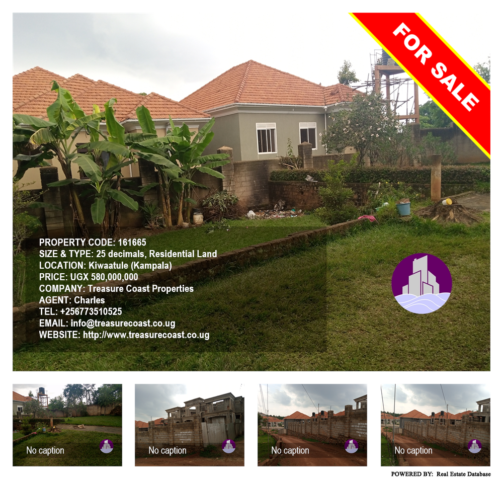 Residential Land  for sale in Kiwaatule Kampala Uganda, code: 161665