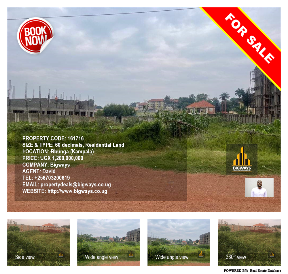 Residential Land  for sale in Bbunga Kampala Uganda, code: 161716