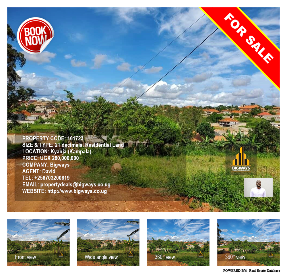 Residential Land  for sale in Kyanja Kampala Uganda, code: 161723