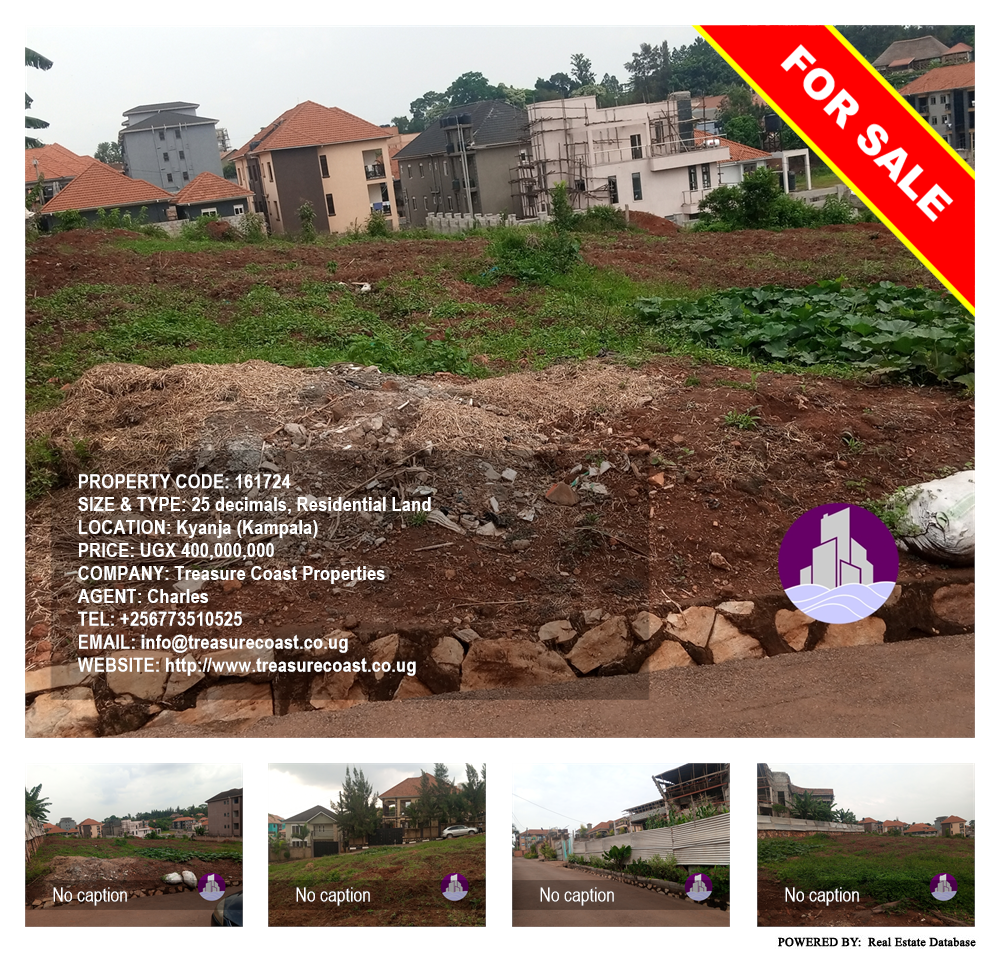 Residential Land  for sale in Kyanja Kampala Uganda, code: 161724