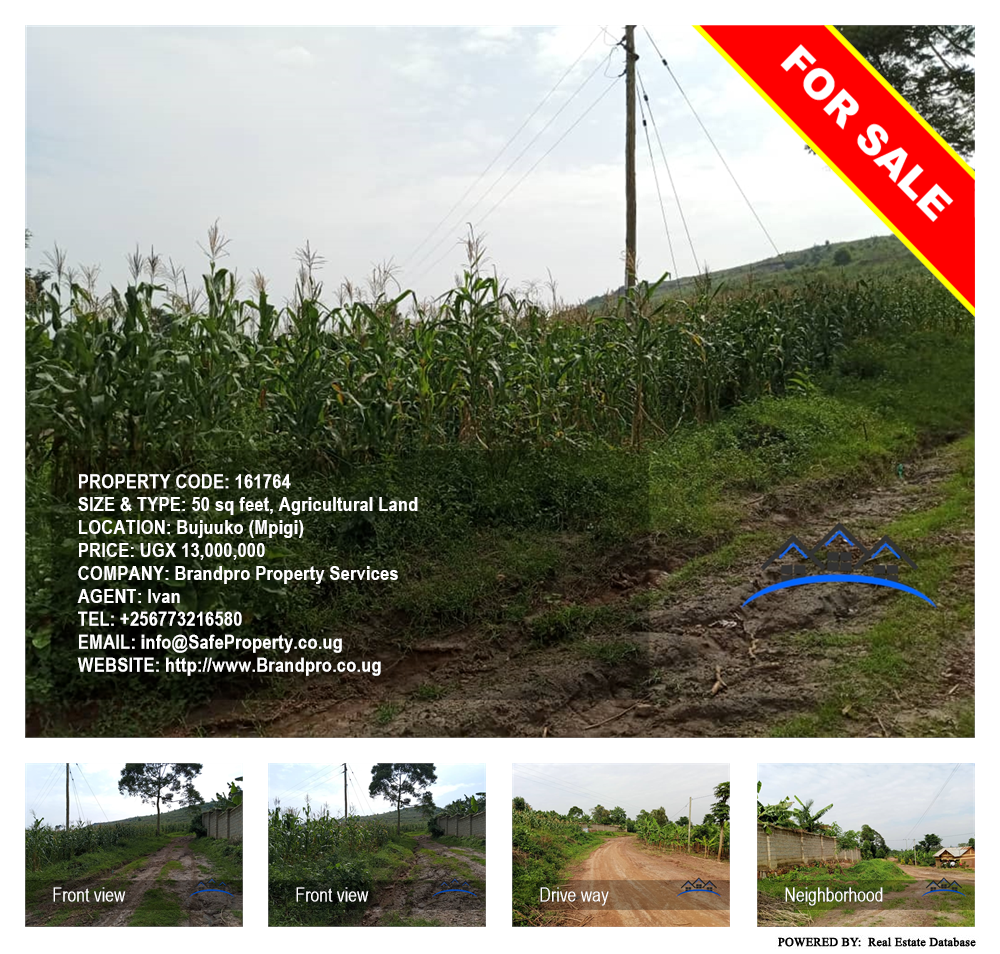 Agricultural Land  for sale in Bujuuko Mpigi Uganda, code: 161764