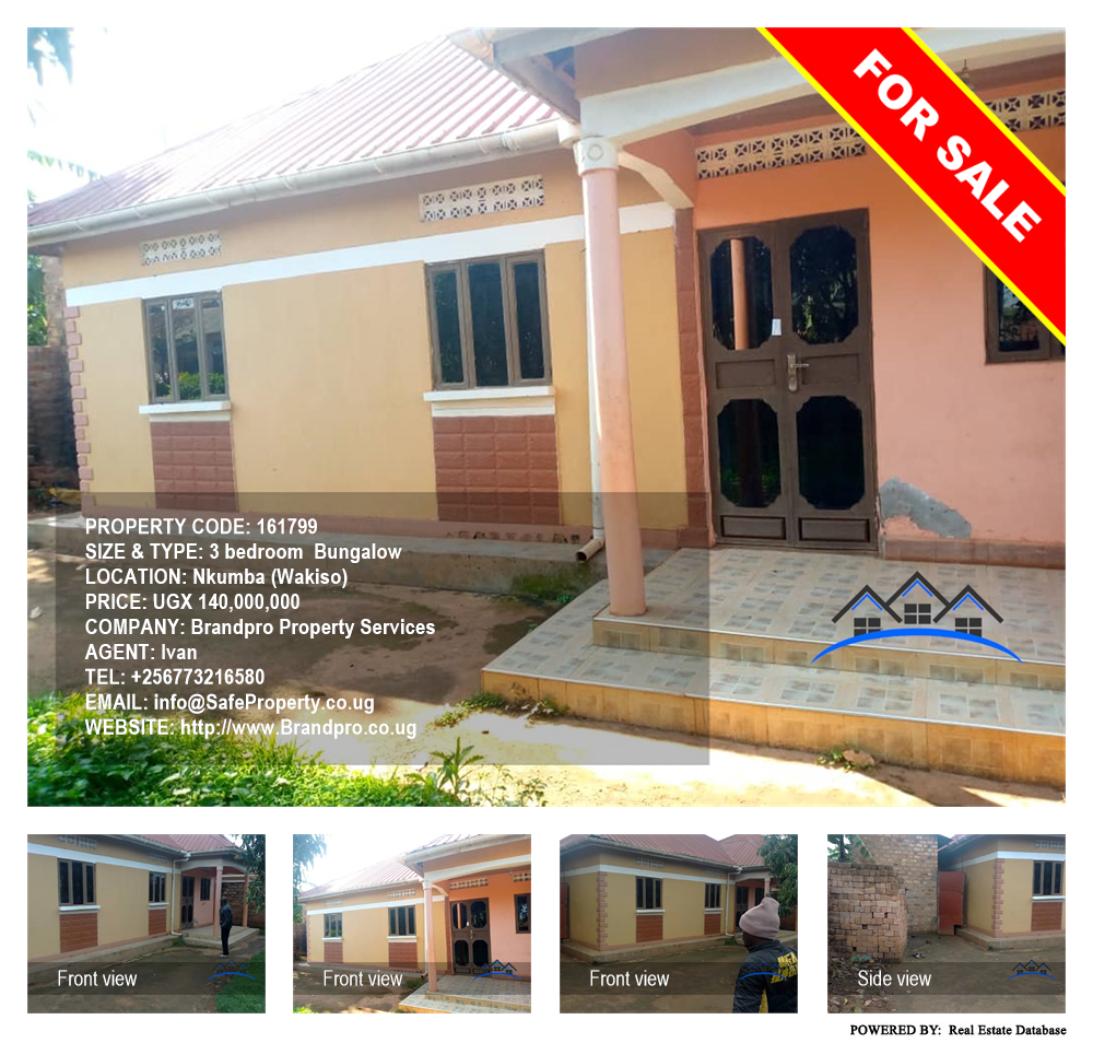 3 bedroom Bungalow  for sale in Nkumba Wakiso Uganda, code: 161799