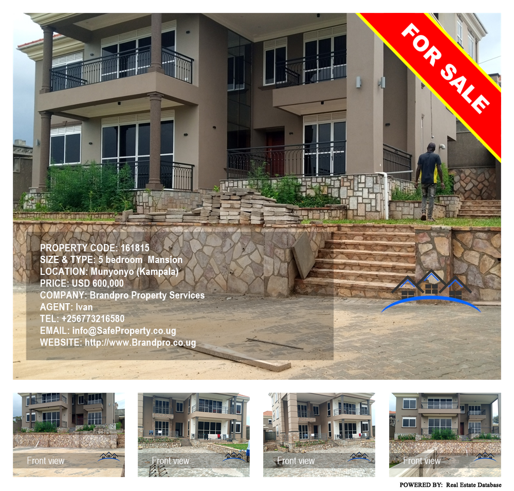 5 bedroom Mansion  for sale in Munyonyo Kampala Uganda, code: 161815