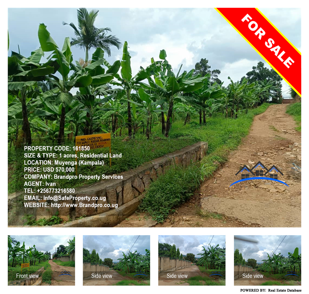 Residential Land  for sale in Muyenga Kampala Uganda, code: 161850