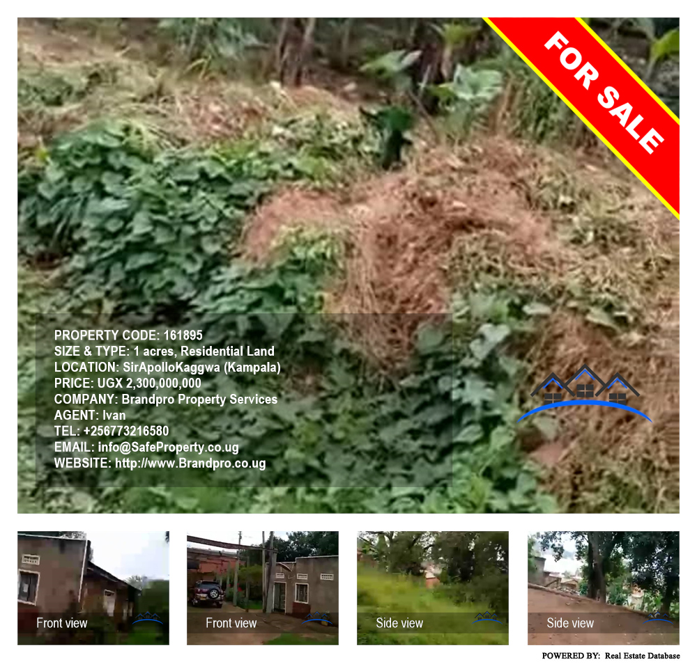 Residential Land  for sale in Sirapollokaggwa Kampala Uganda, code: 161895