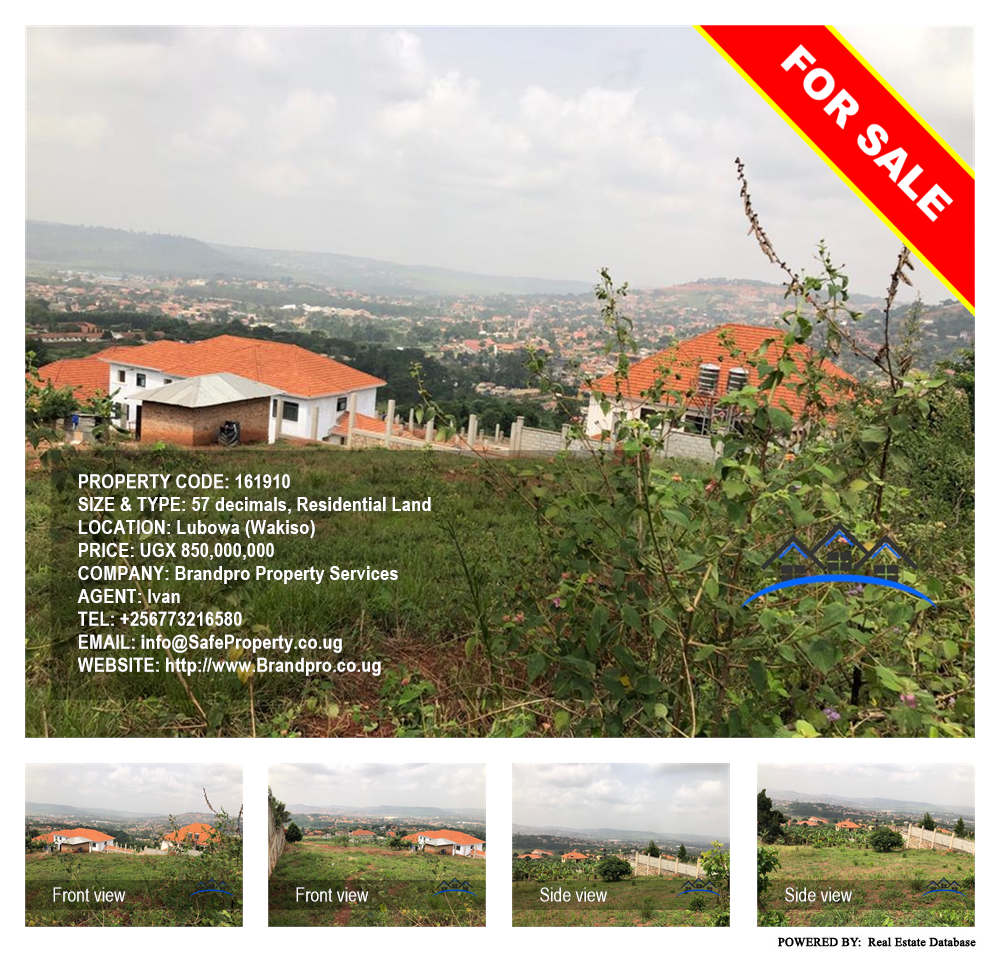 Residential Land  for sale in Lubowa Wakiso Uganda, code: 161910