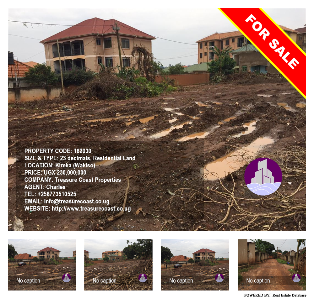 Residential Land  for sale in Kireka Wakiso Uganda, code: 162030