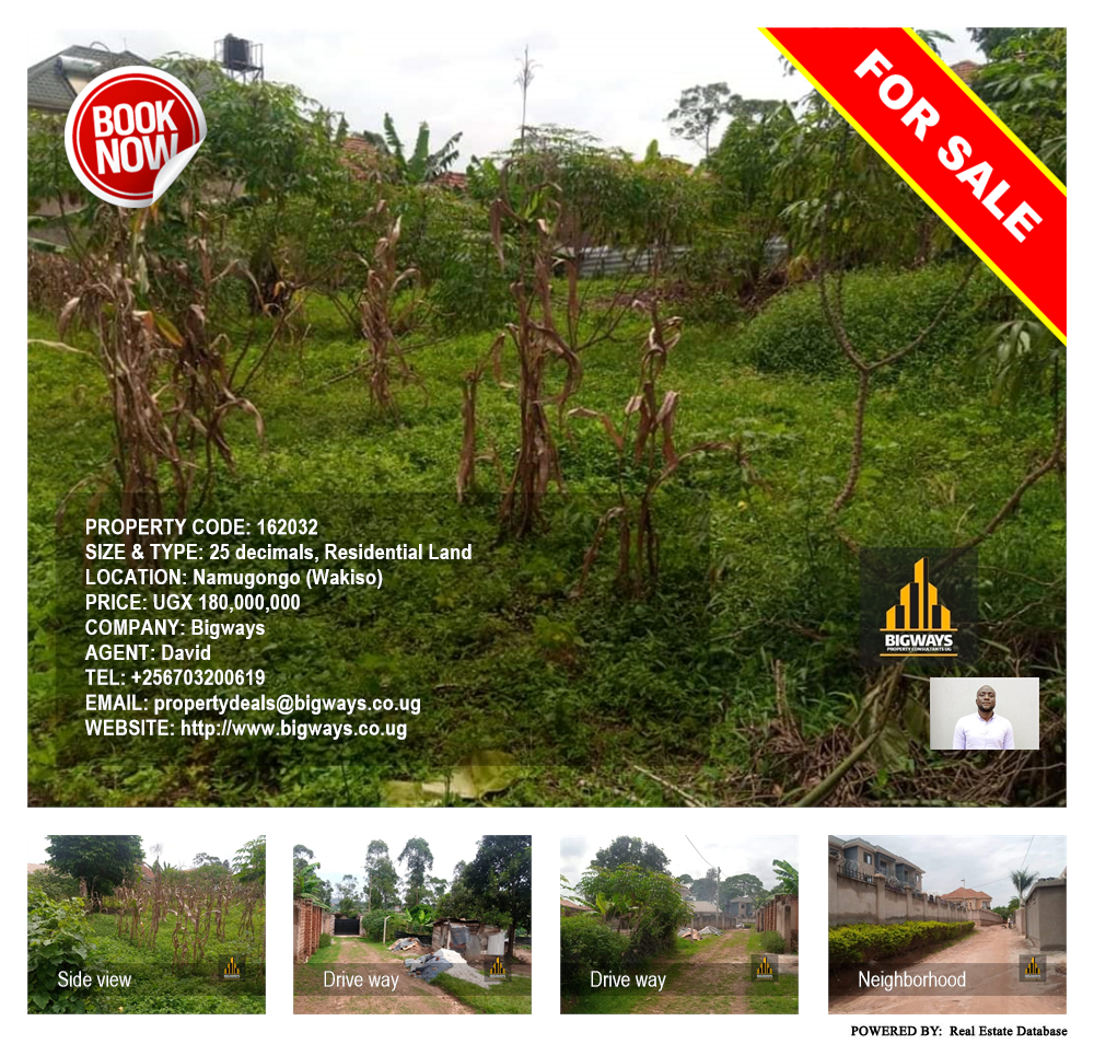 Residential Land  for sale in Namugongo Wakiso Uganda, code: 162032