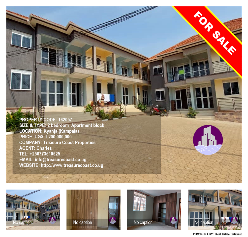 2 bedroom Apartment block  for sale in Kyanja Kampala Uganda, code: 162057
