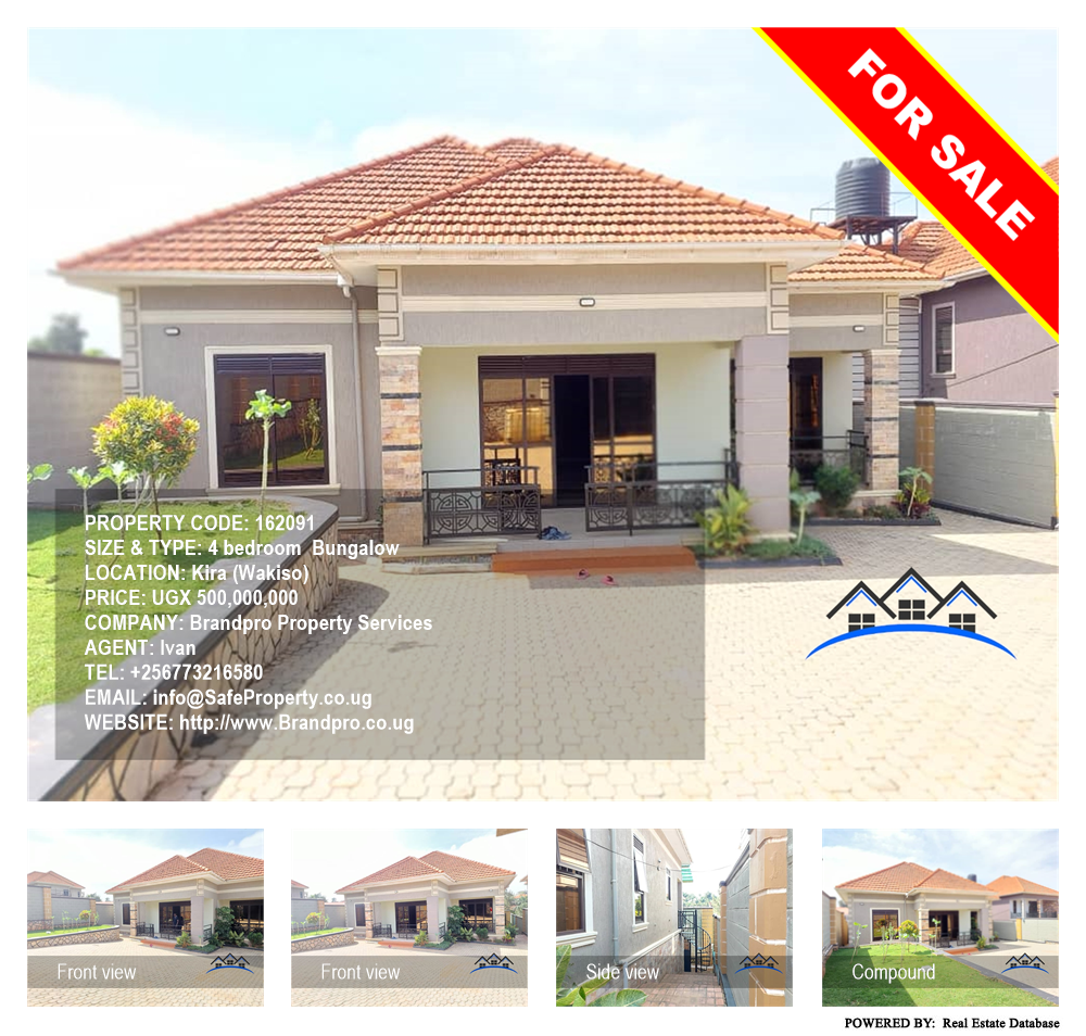 4 bedroom Bungalow  for sale in Kira Wakiso Uganda, code: 162091