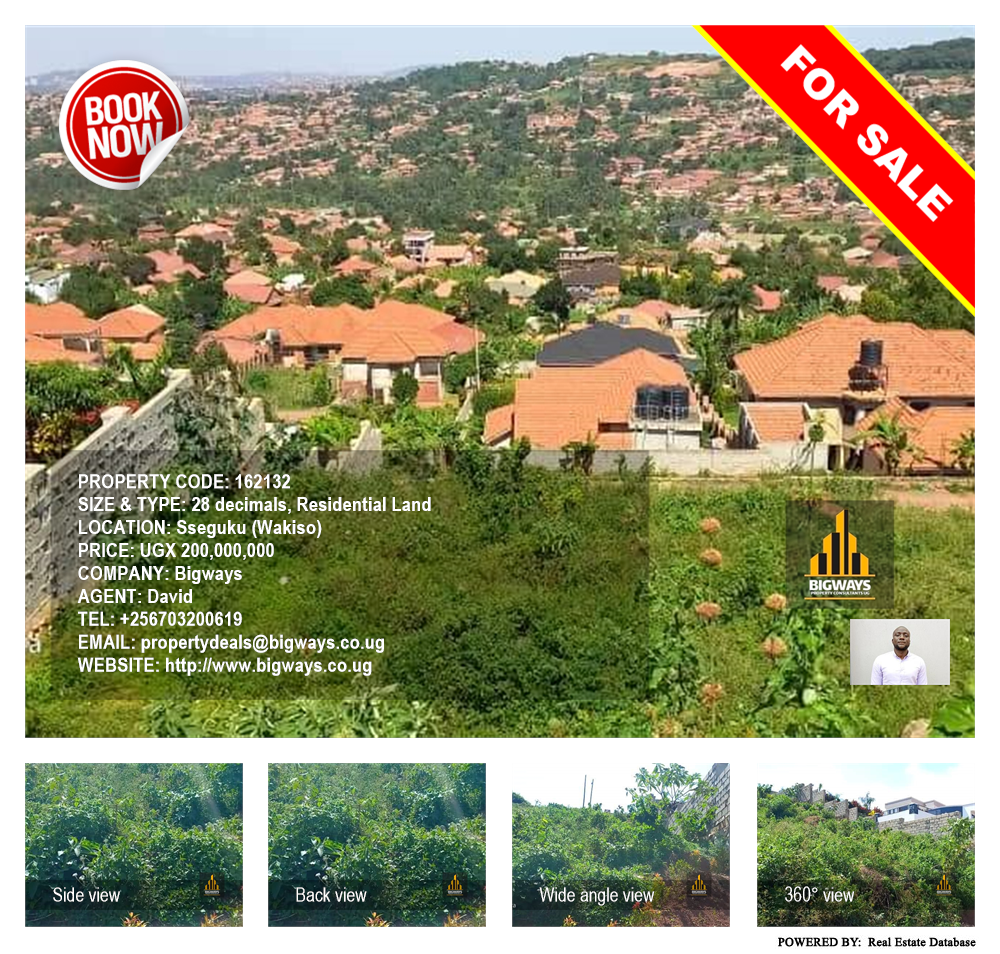 Residential Land  for sale in Seguku Wakiso Uganda, code: 162132